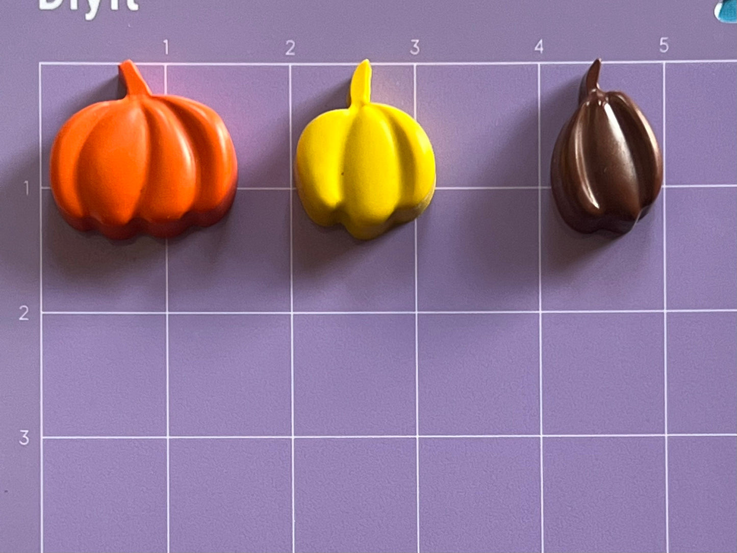 Whimsical Pumpkin and Leaf Crayon Birthday Favors for Kids - Colorful Party Bag Fillers for class gifts - Colorful handmade fall gifts