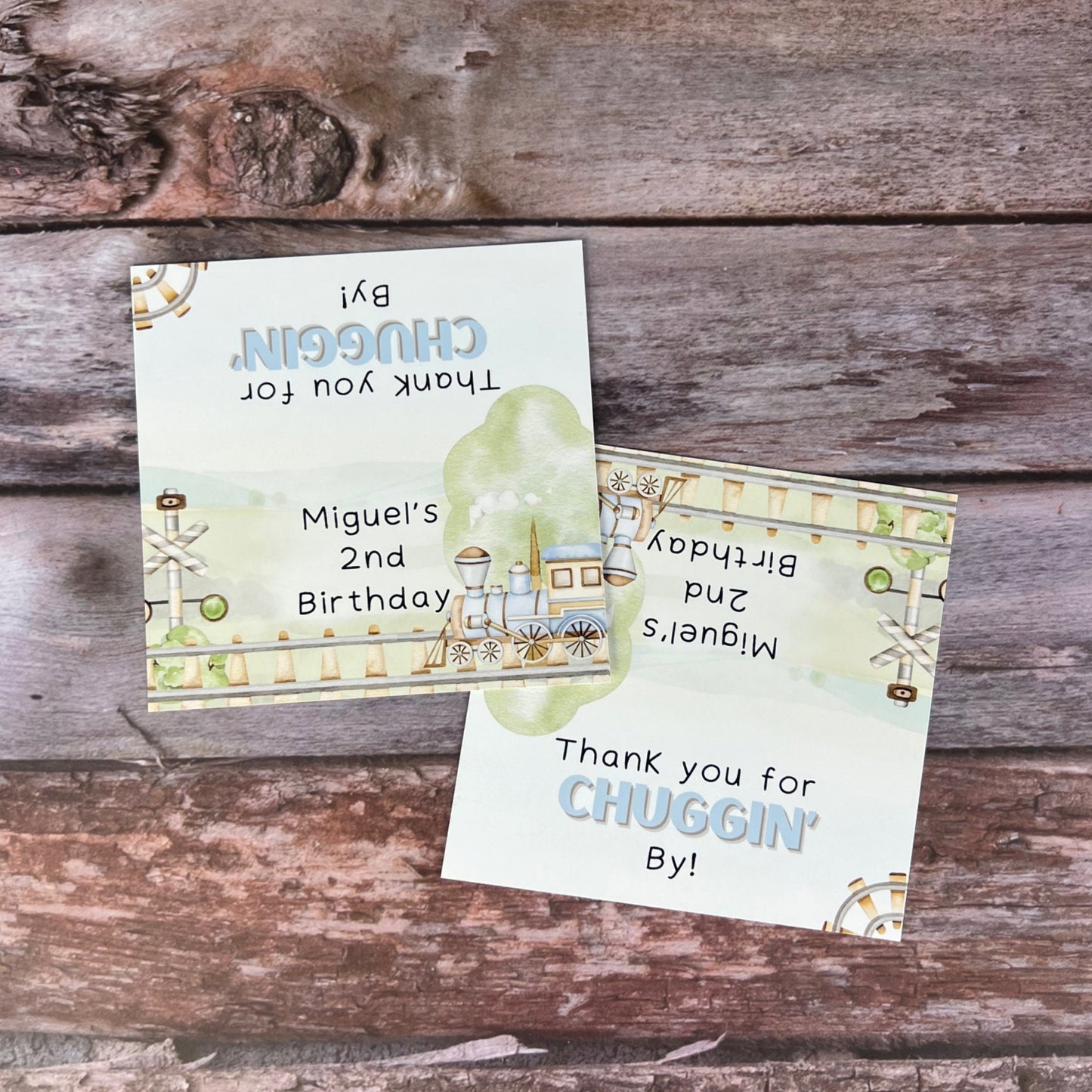 Personalized Train Mini Color Packs - Perfect for Party Favors and Class Celebrations with Train Crayons