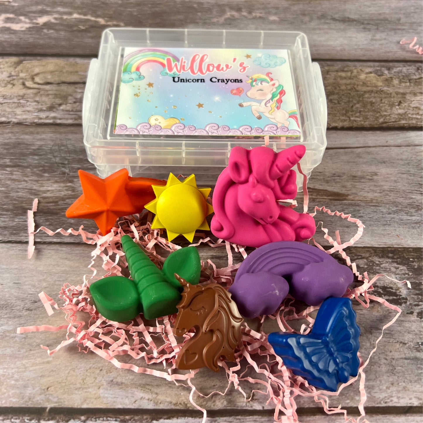 Personalized Unicorn Activity Books for Kids: Engaging Coloring Fun - Unique Gift Set with Unicorn Crayon Gift Box