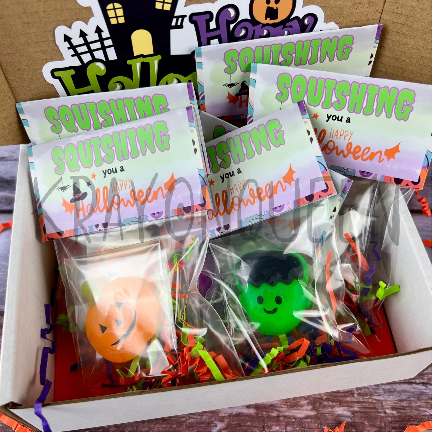 Personalized Halloween Squishies: Perfect for Classroom Gifts and Treats