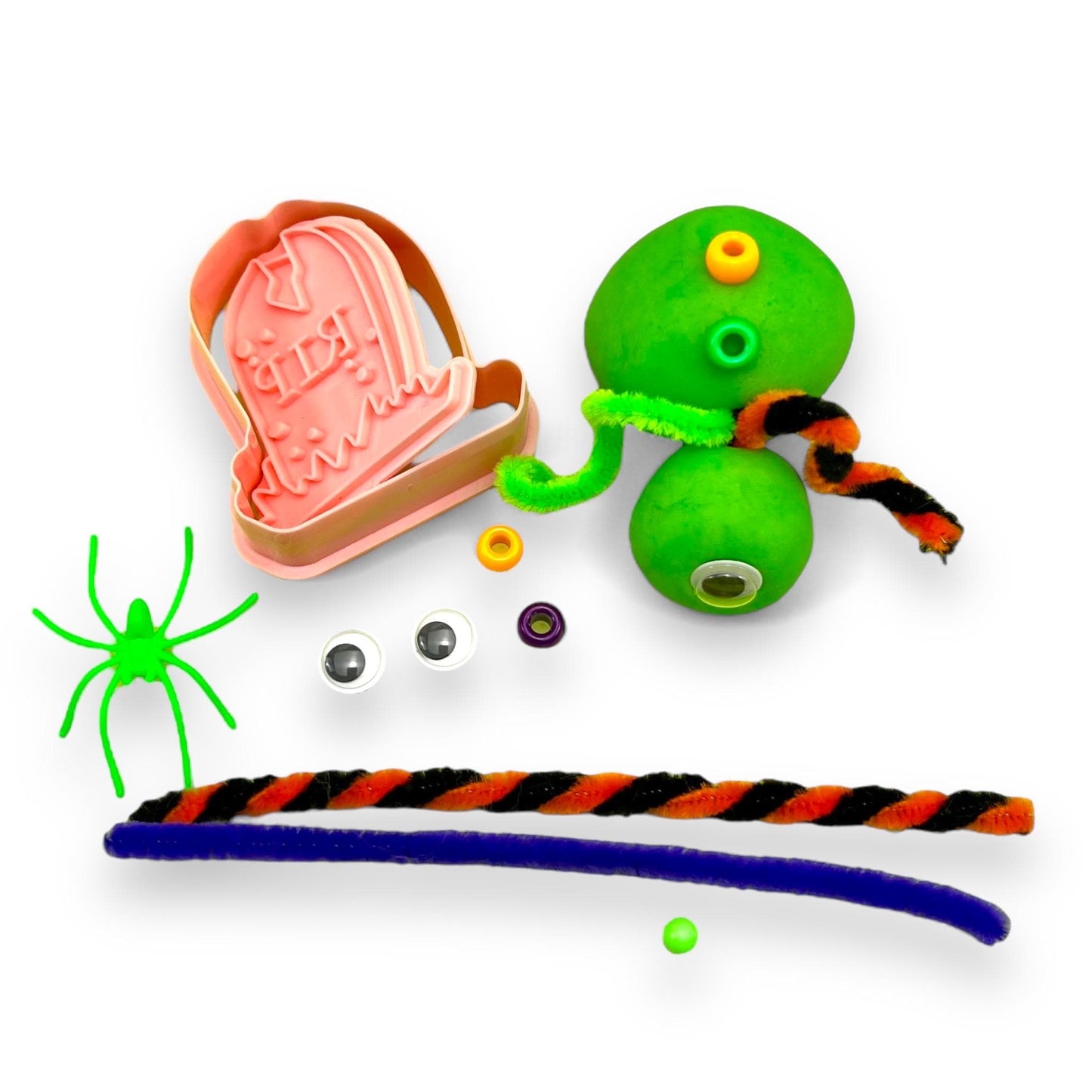 Halloween Play Dough Favors - Personalized Sensory Kits for Kids - Perfect for Parties, Classrooms, and Gifts