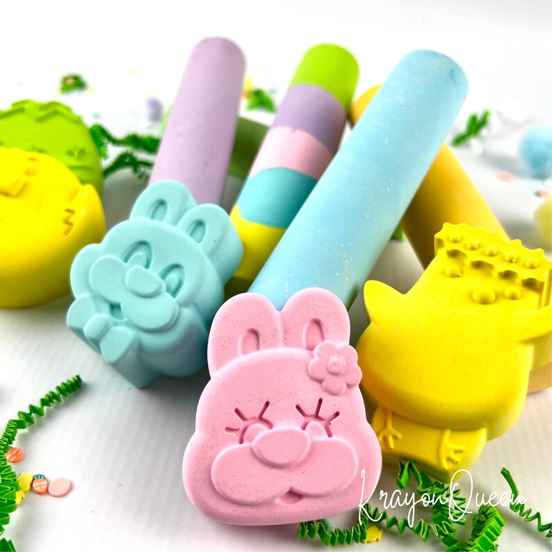 Personalized Easter Sidewalk Chalk - Scented Fun for Kids' Easter Baskets