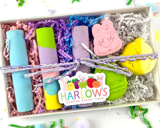 Personalized Easter Sidewalk Chalk - Scented Fun for Kids' Easter Baskets