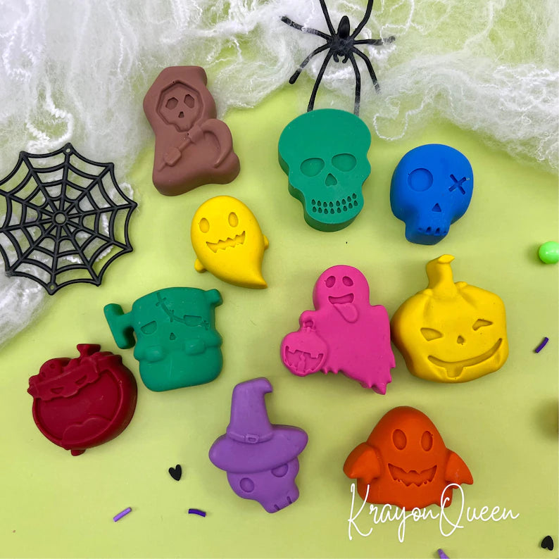 Customized Halloween Coloring Book with Crayons - Ideal Halloween Gifts and Treats for Kids