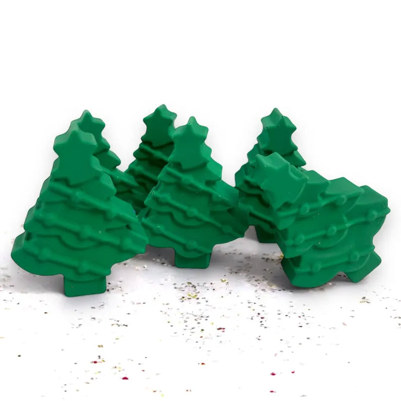 Christmas Shaped Crayons: Festive Stocking Stuffers, Class Favors, and Gifts for Kids