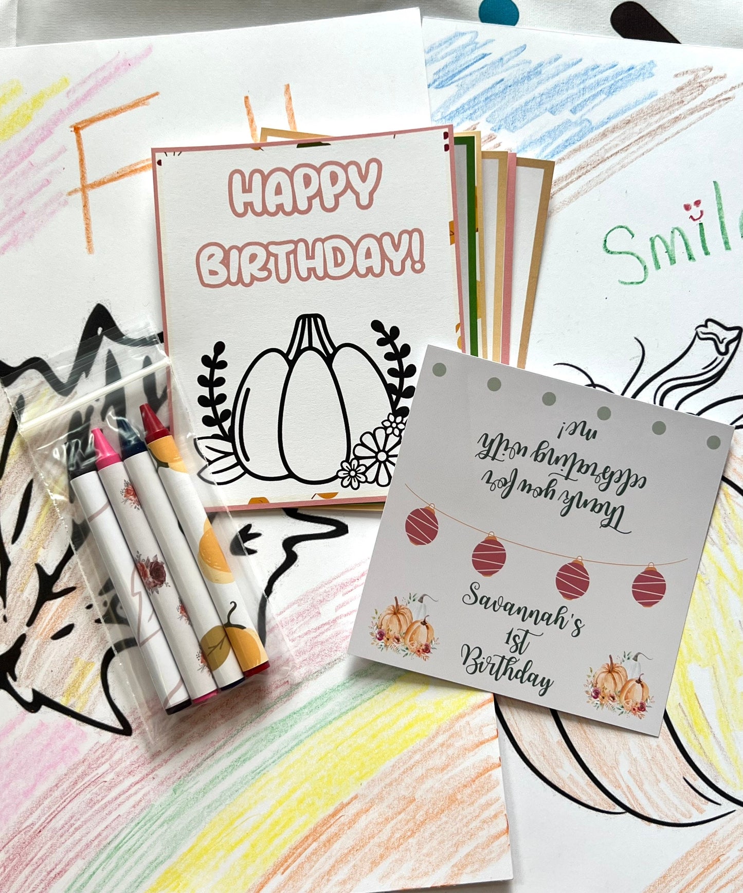 Pumpkin Mini Color Packs. Personalized. Party favors. Kids gifts. Class favors. Pumpkin crayons. Leaf crayons. Birthday favors. lil pumpkin