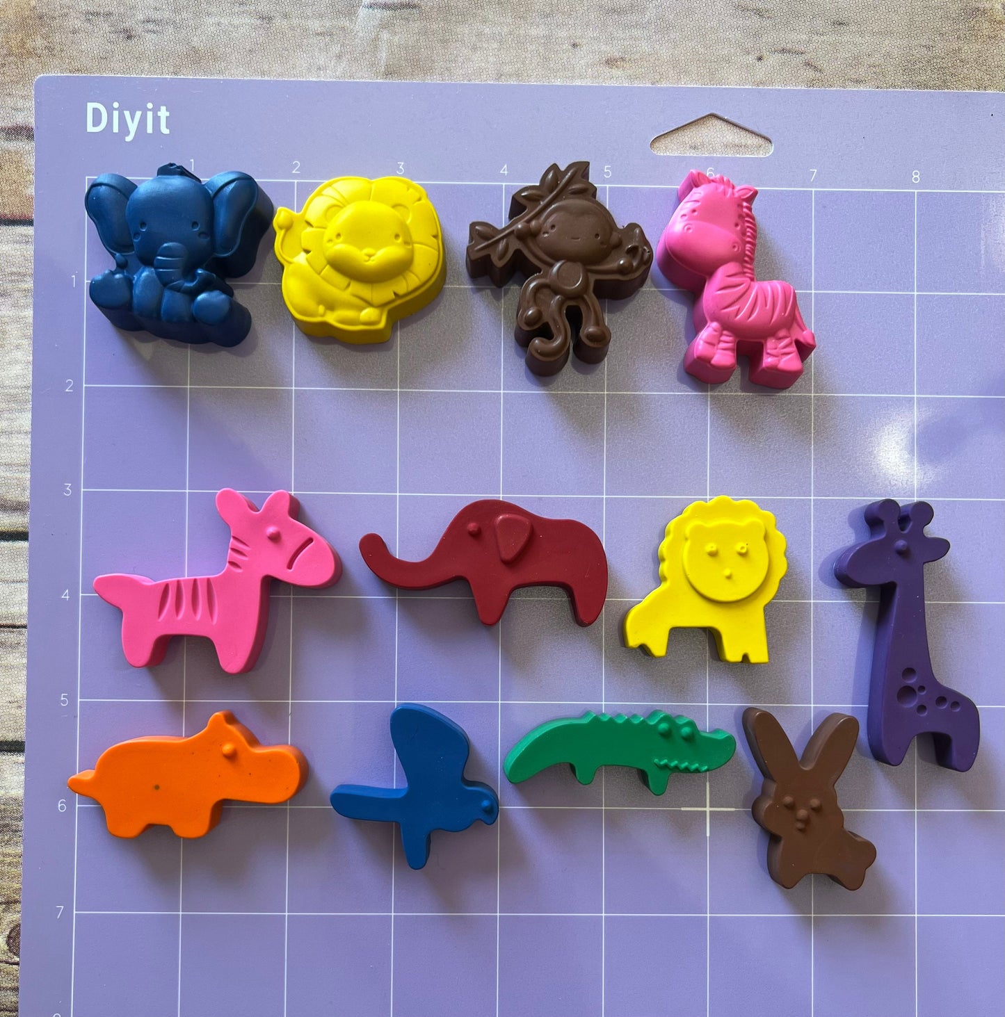 Safari Mini Color Packs. Personalized. Party favors. Kids gifts. Class favors. Safari animal crayons. Birthday favors. Wild one.