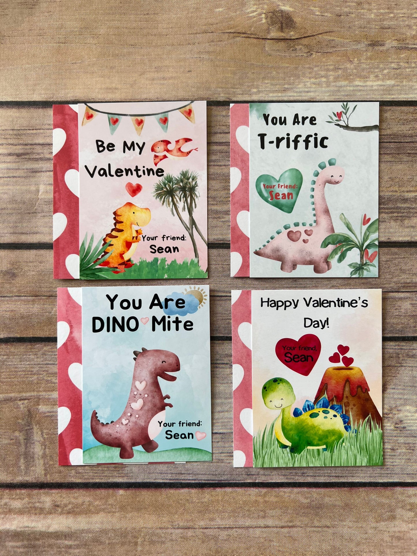 Dinosaur Valentines Cards. Kids. Dinosaur crayons. Class favors. Valentines Day. Kids class favors with crayons. Roar. Dinomite.