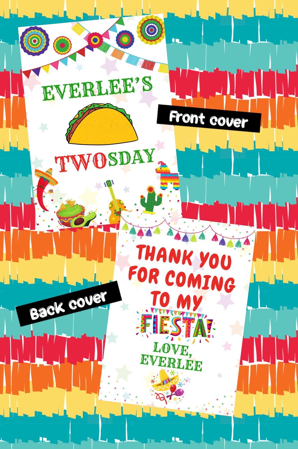 Kids Coloring books. Taco Twosday. Personalized. Party favors. Birthday favors. Fiesta. Taco crayons. birthday. I’m two. Cactus.