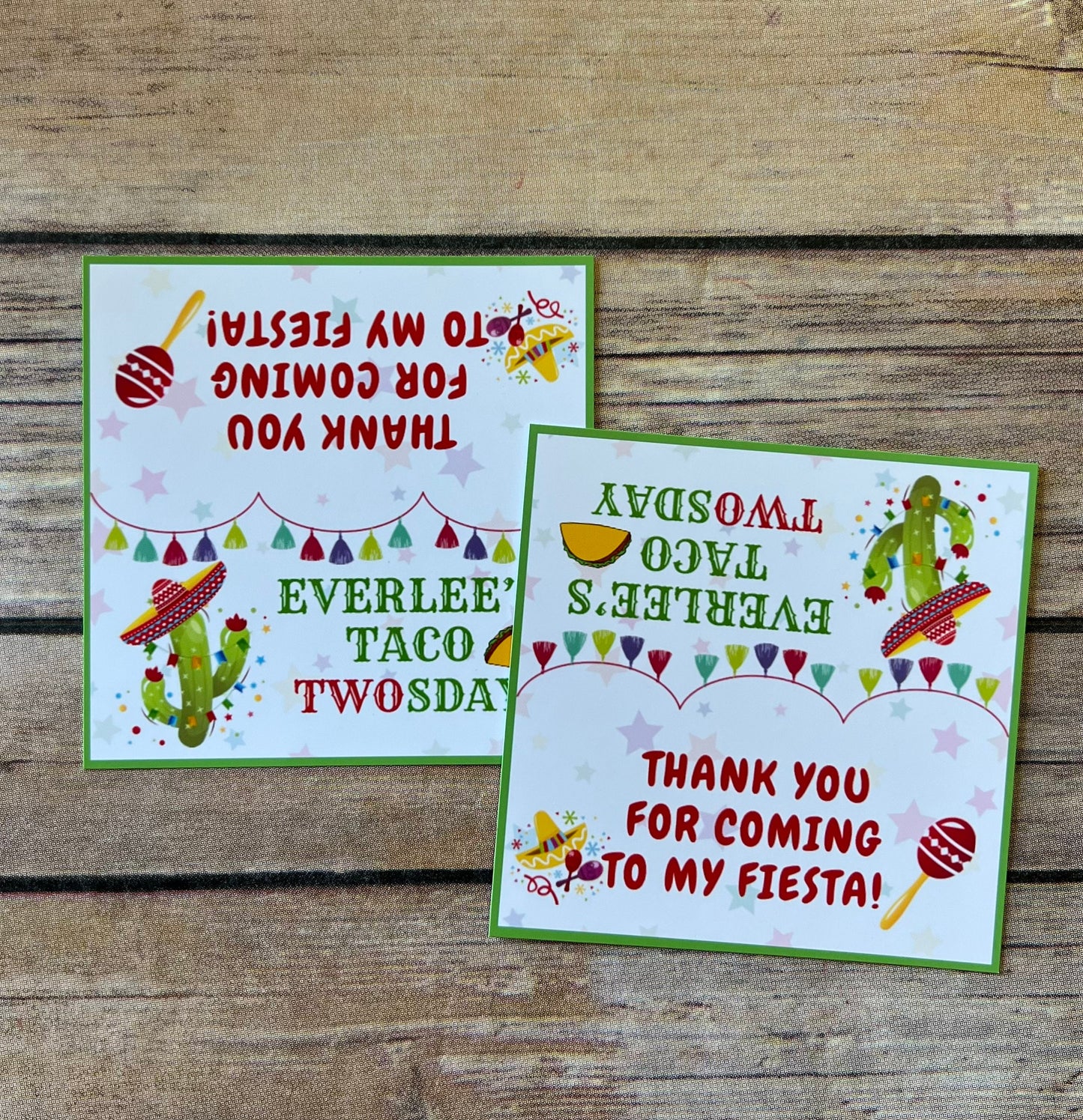 Taco Twosday Mini Color Packs: Personalized Crayon Sets for Kids - Perfect Party, Class, and Birthday Favors with a Fiesta Flair