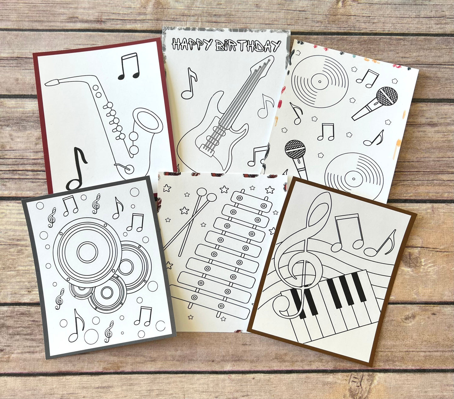 Music mini Color Packs. Personalized. Party favors. Kids gifts. Class favors. Guitar crayons. Birthday favors. Rockin