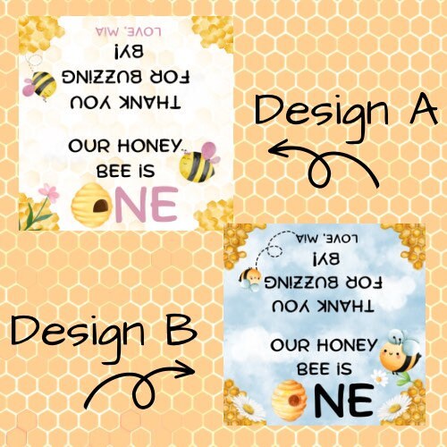 Honey bee Mini Color Packs. Personalized. Party favors. Kids gifts. Class favors. Bee crayons. Birthday favors. 1st birthday