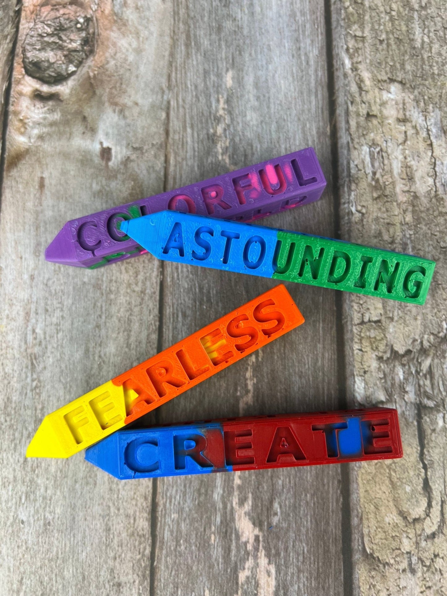 Affirmation Crayons for Party and Class Favors - Fun and Inspirational Gifts for Kids and Students - KrayonQueen