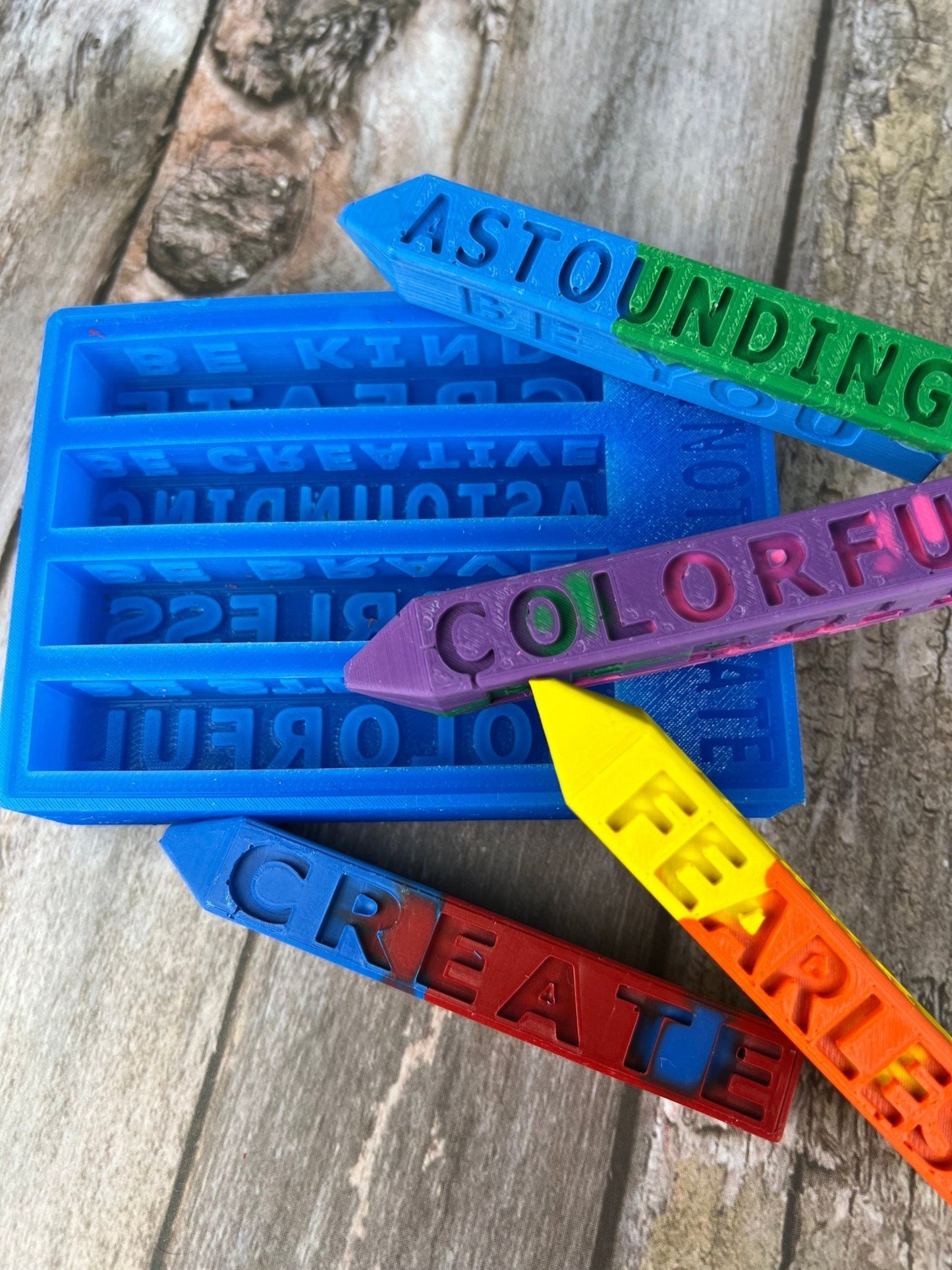 Affirmation Crayons for Party and Class Favors - Fun and Inspirational Gifts for Kids and Students - KrayonQueen