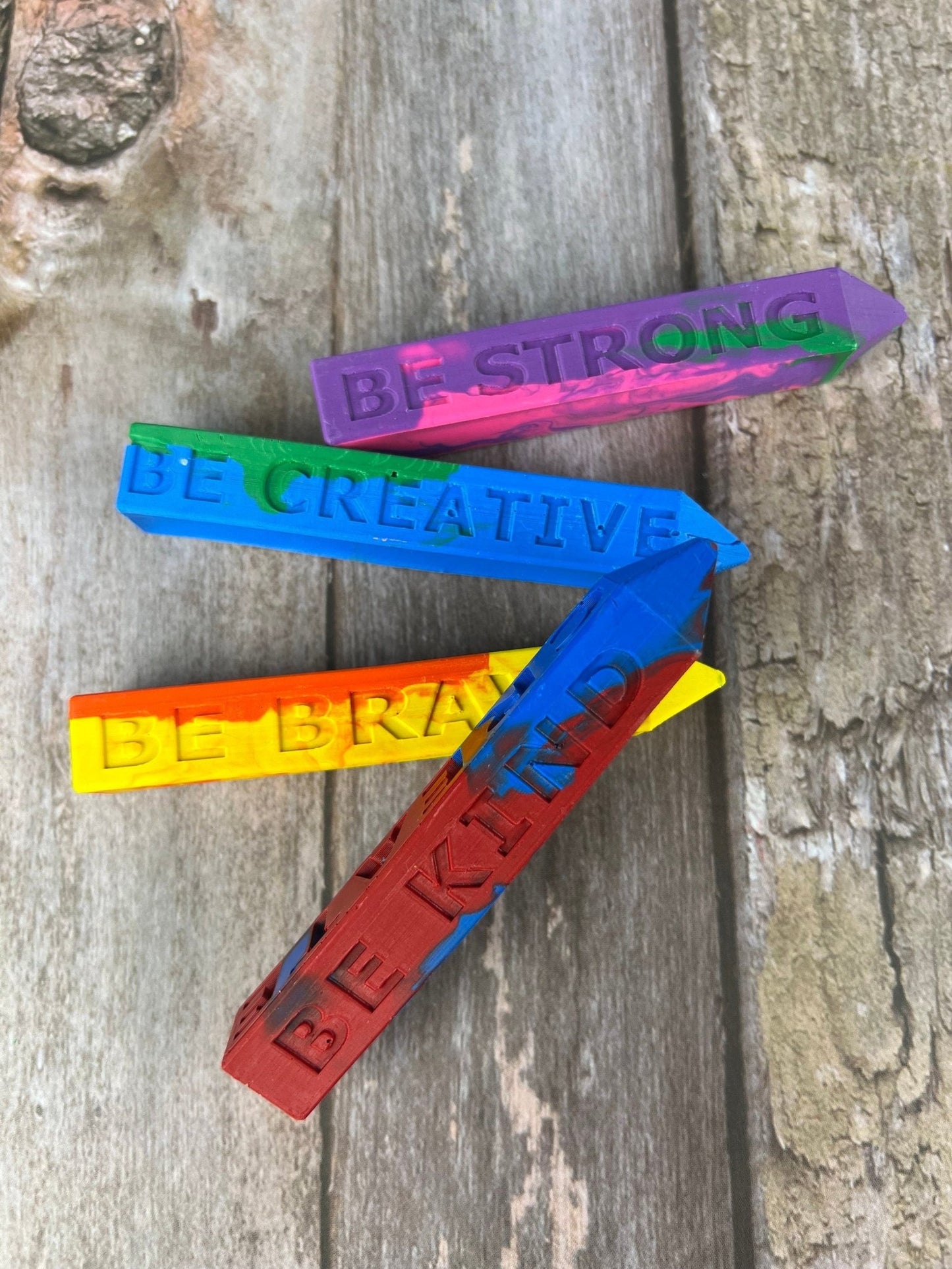 Affirmation Crayons for Party and Class Favors - Fun and Inspirational Gifts for Kids and Students - KrayonQueen