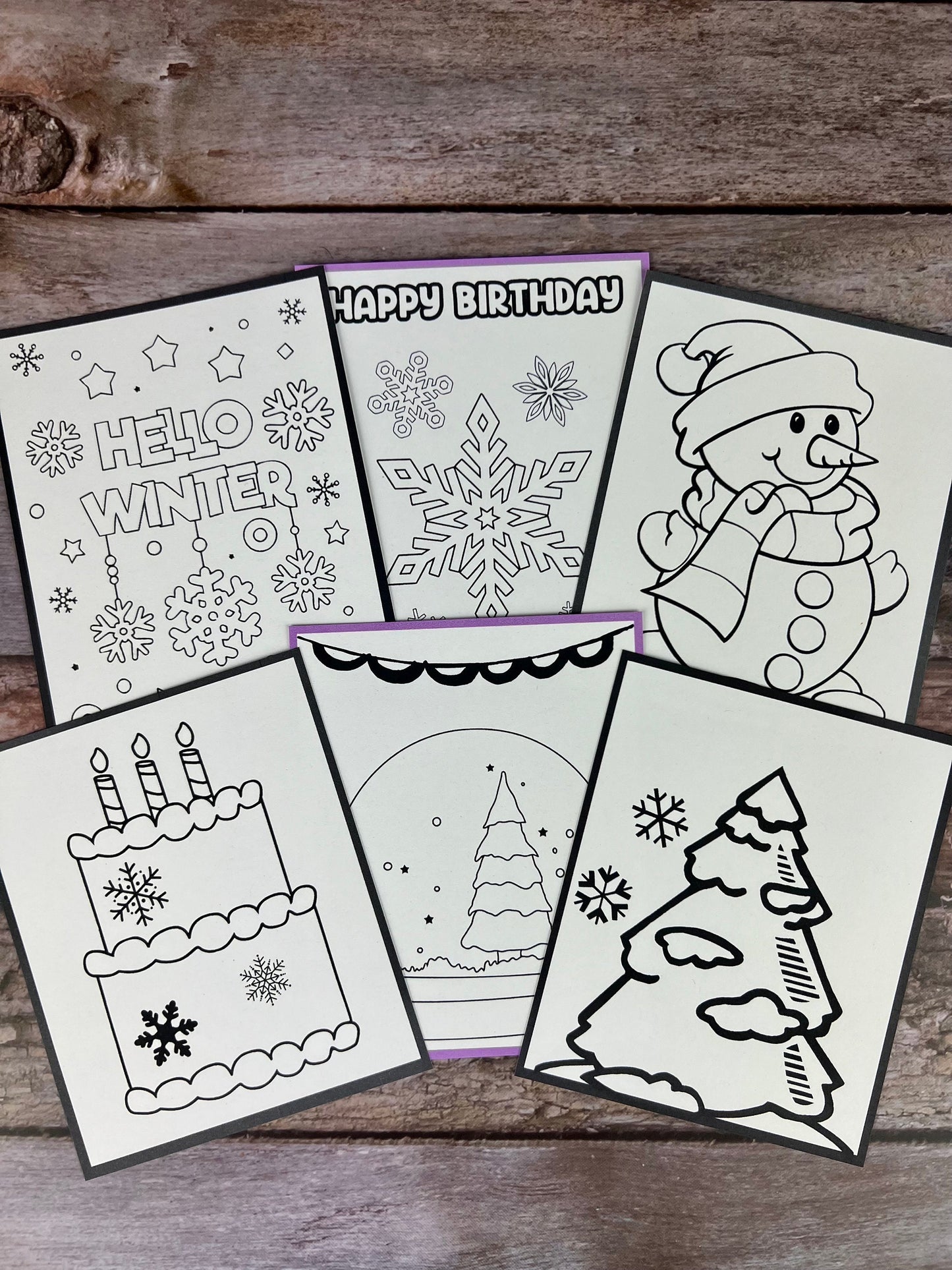 Personalized Winter Onederland Mini Color Sets with Snowflake Crayons - Great for Children's Gifts, Class Favors, Birthdays, and Beyond