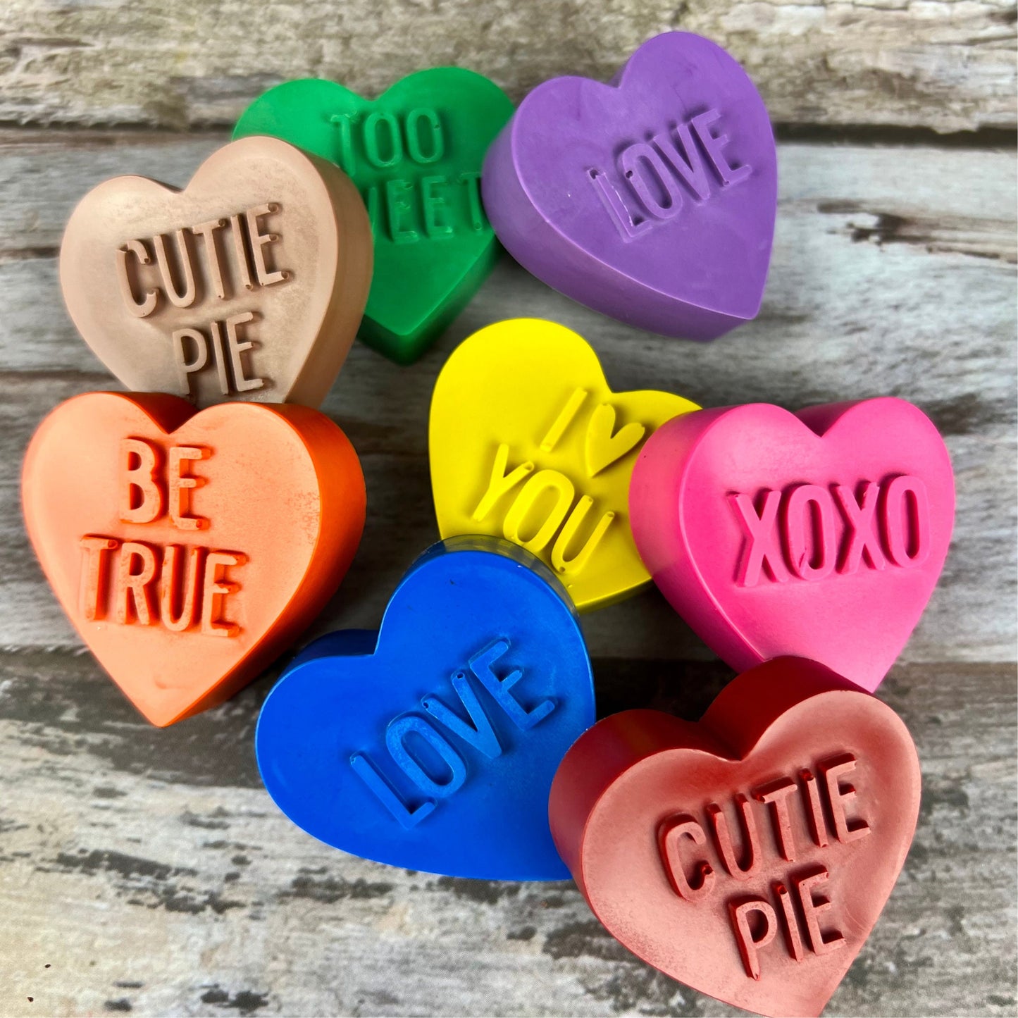 Valentine Heart Crayons - Ideal for Class Favors, Gift Exchanges, and Party Favors