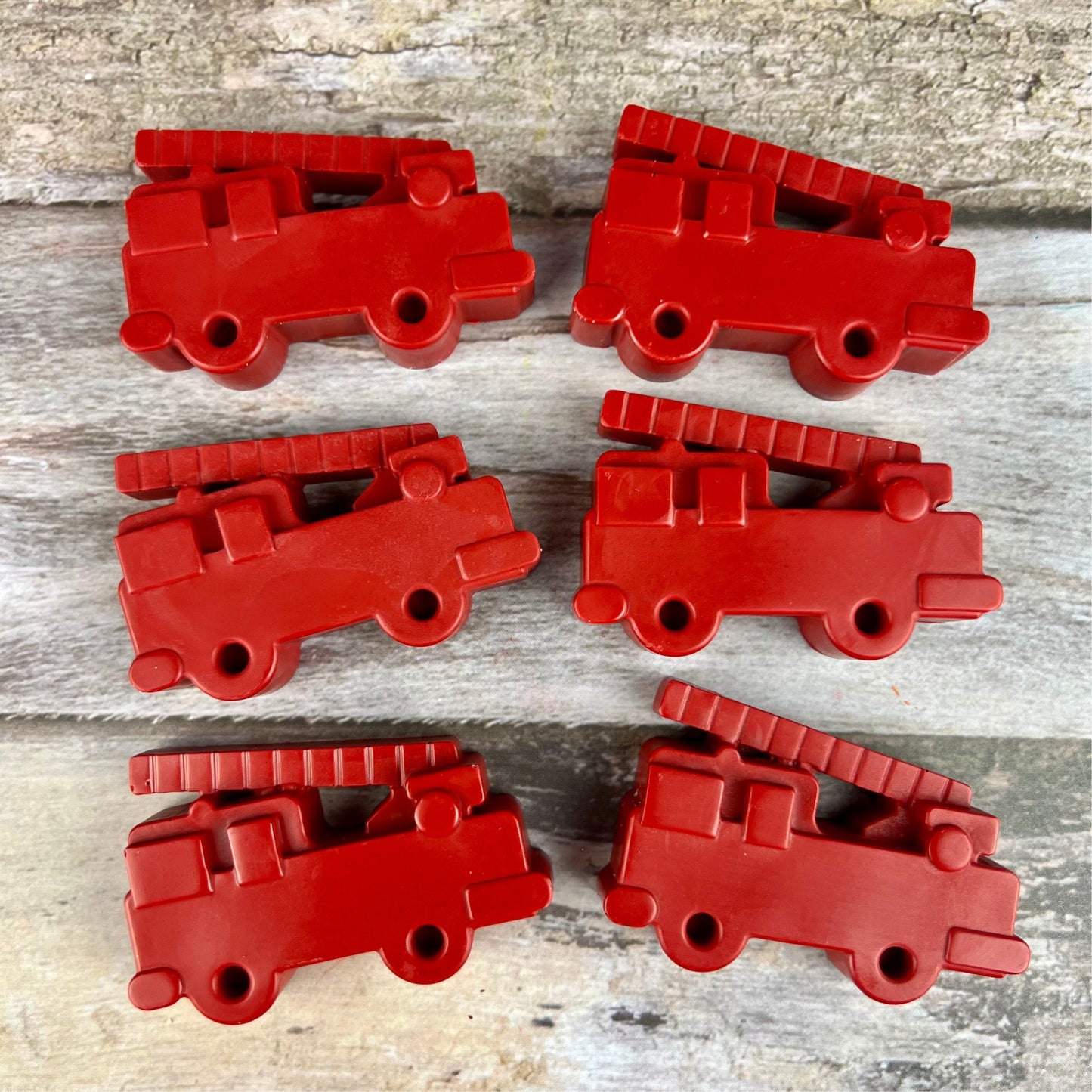 Firetruck Crayons - Ideal Kids Party Favors for Firefighter-Themed Birthdays and Classroom Gifts