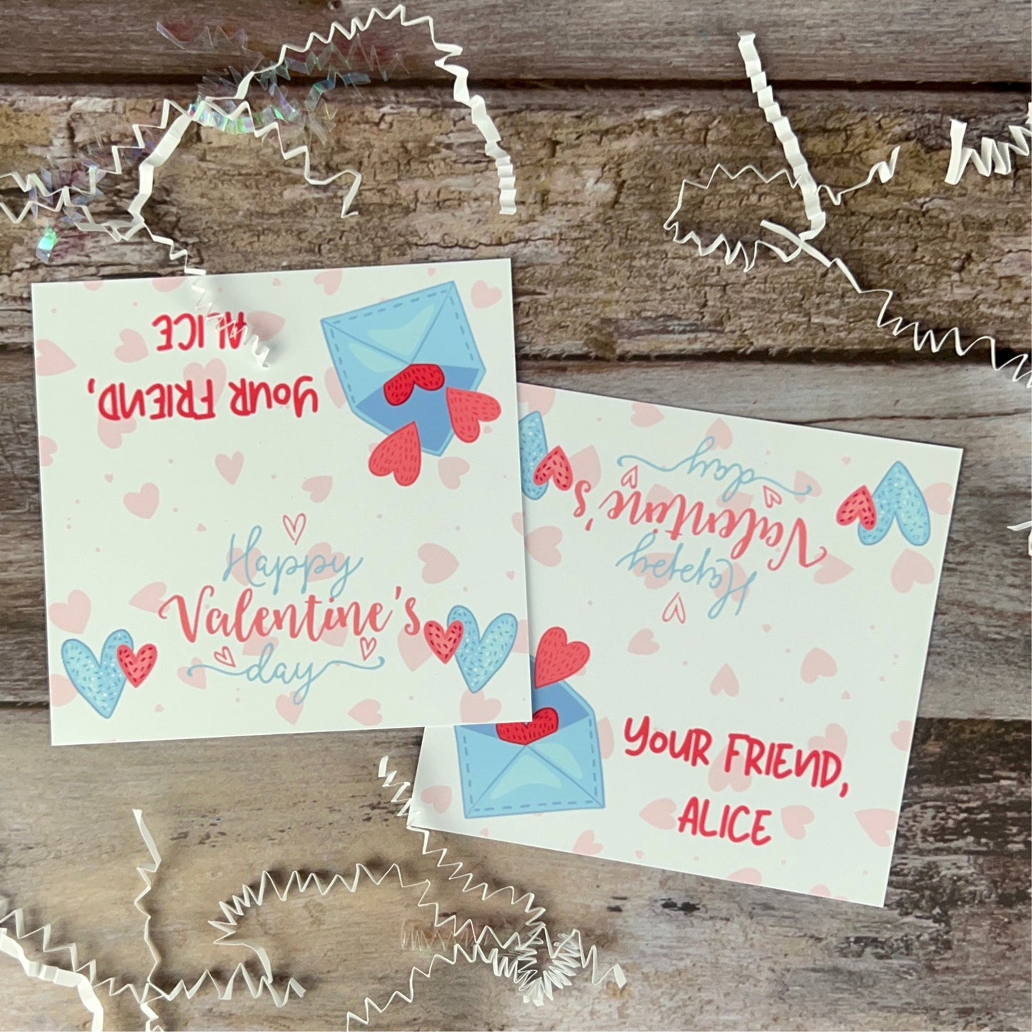 Personalized Kids' Valentine Mini Color Packs - Heart Crayons, Class Favors, and Gifts