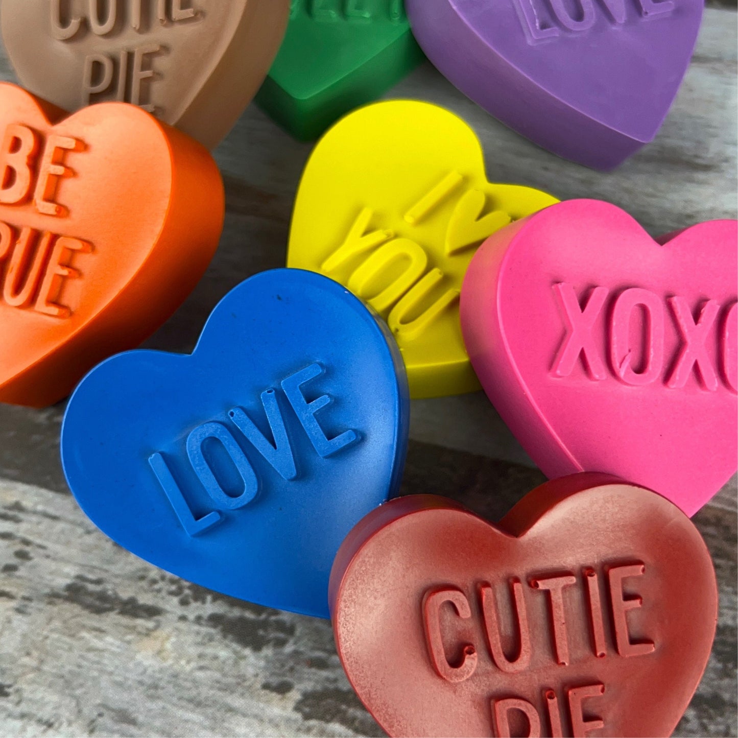 Valentine Heart Crayons - Ideal for Class Favors, Gift Exchanges, and Party Favors