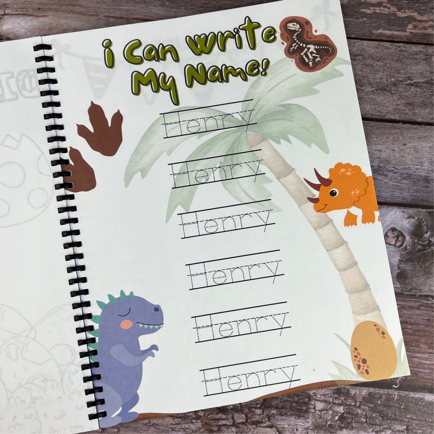 Personalized Dinosaur Activity Books for Kids: Engaging Coloring Fun - Unique Gift Set with Dinosaur Crayon Gift Box