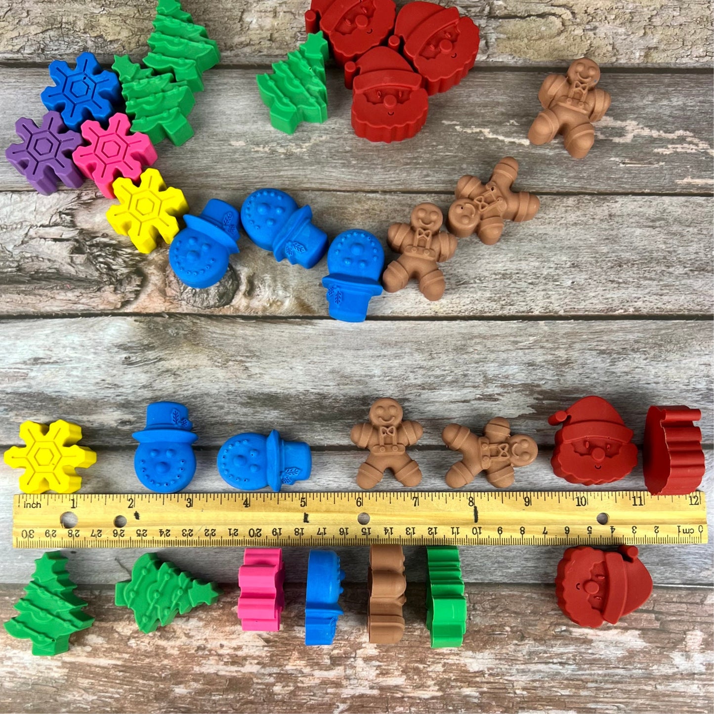 Gingerbread Man Shaped Crayons: Festive Stocking Stuffers, Class Favors, and Gifts for Kids