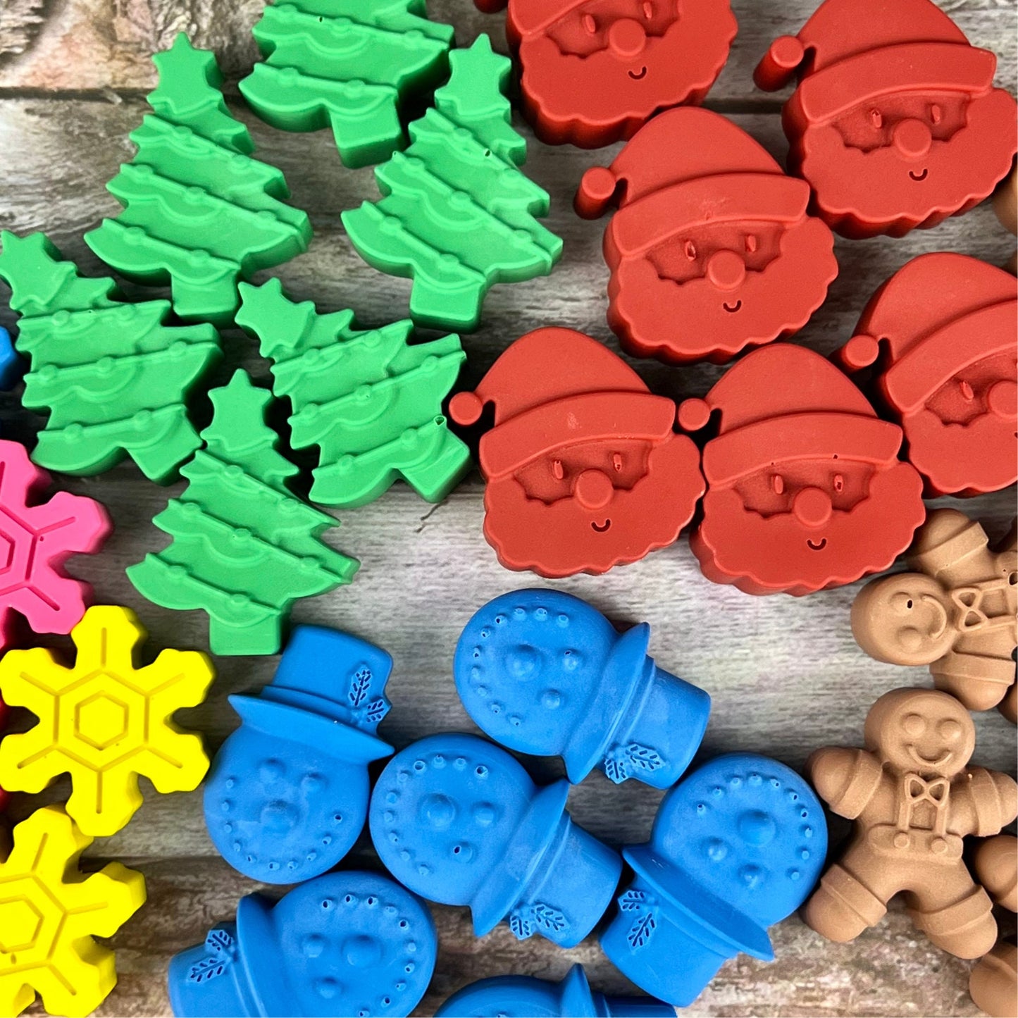 Gingerbread Man Shaped Crayons: Festive Stocking Stuffers, Class Favors, and Gifts for Kids