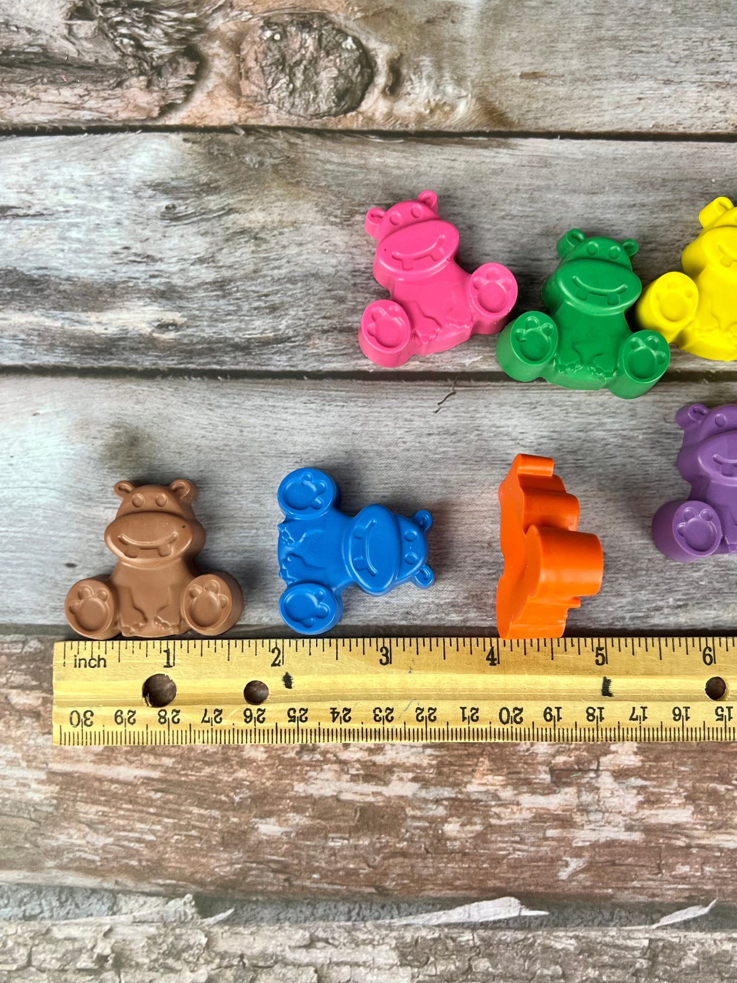 Hippo Crayon Favors - Fun and Colorful Kids Birthday Gifts - Perfect for Safari-Themed Parties and Classroom Gifts