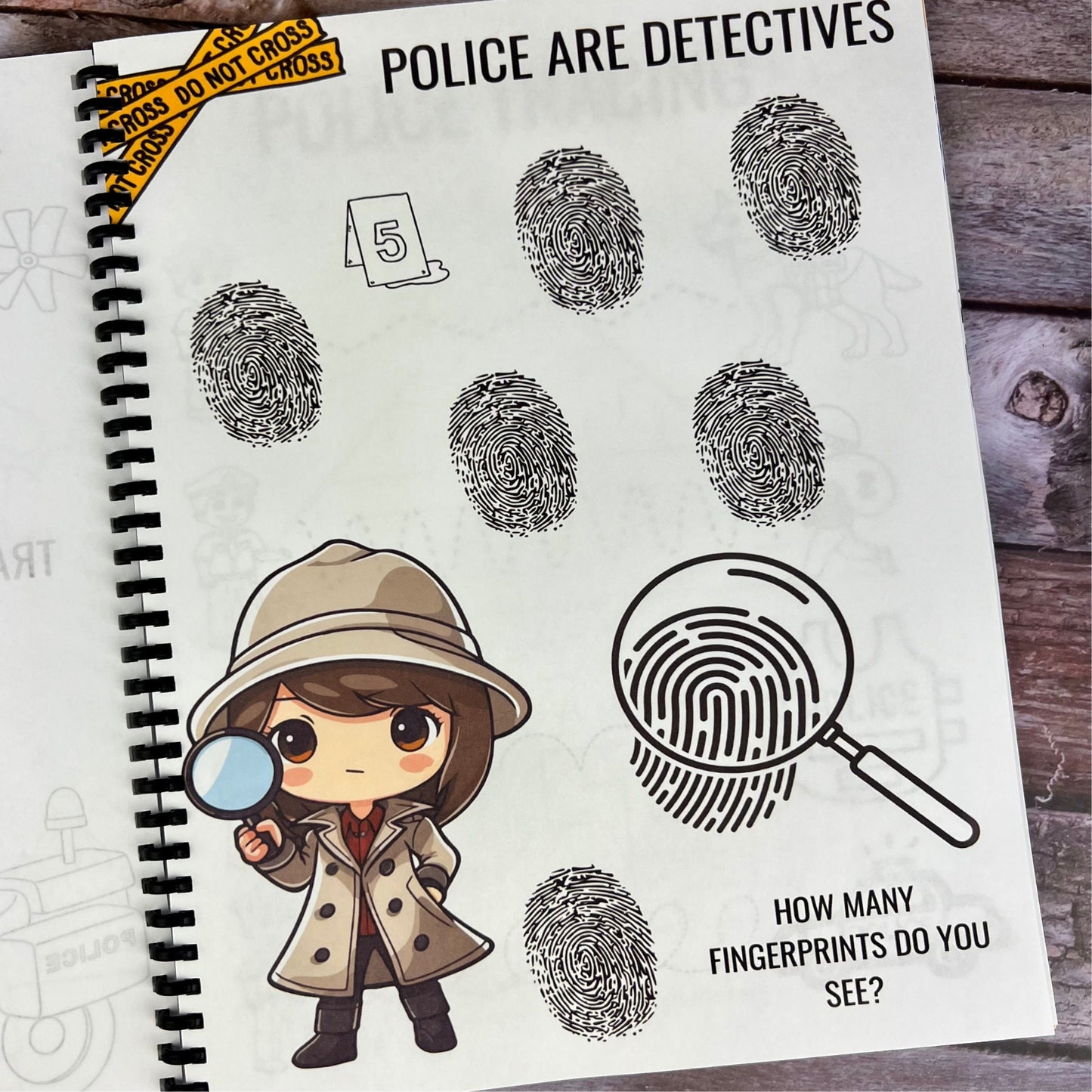 Police Officer Activity Books for Kids - Personalized Coloring Fun with Unique Gift Set and Police Crayons