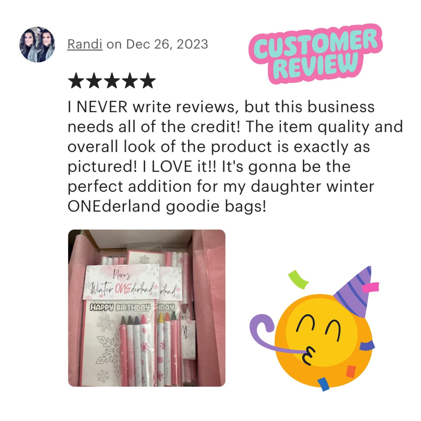 Personalized Winter Onederland Mini Color Sets with Snowflake Crayons - Great for Children's Gifts, Class Favors, Birthdays, and Beyond