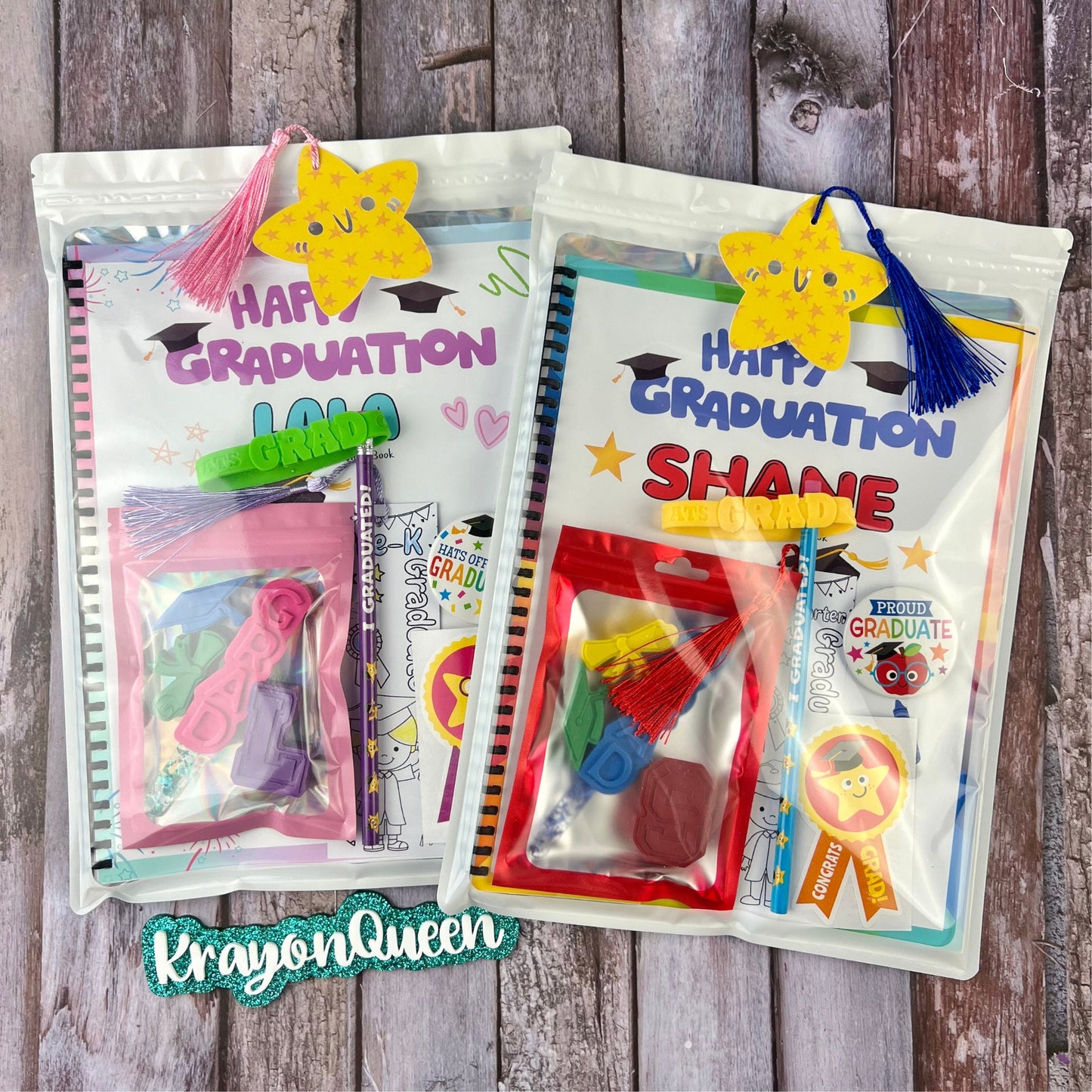 Kindergarten graduation Coloring Book. Personalized. Graduation gift. Goodie bag stuffer. Graduation present. Kids graduation gift.