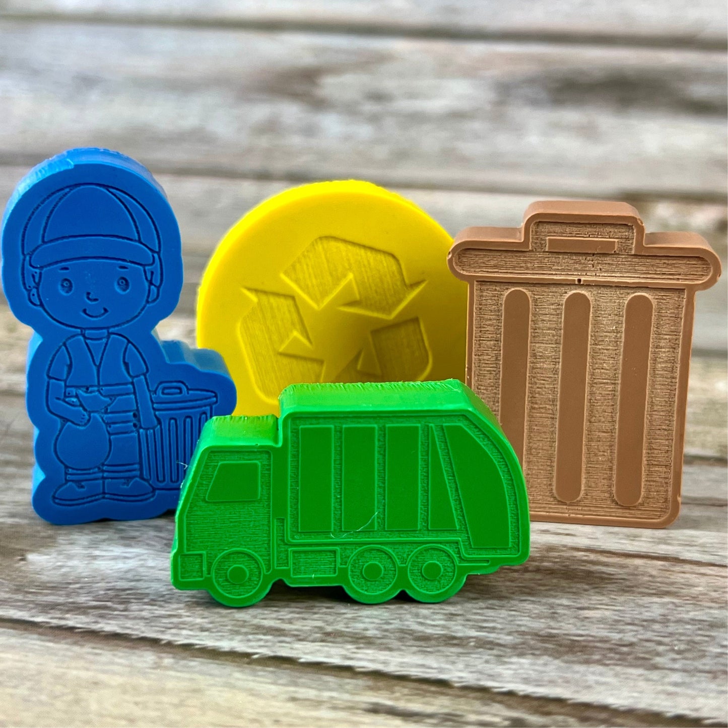 Garbage Truck Kids Birthday Favors - Garbage Man Crayons - Fun Coloring Activity - Perfect Gifts and Thank You Favors