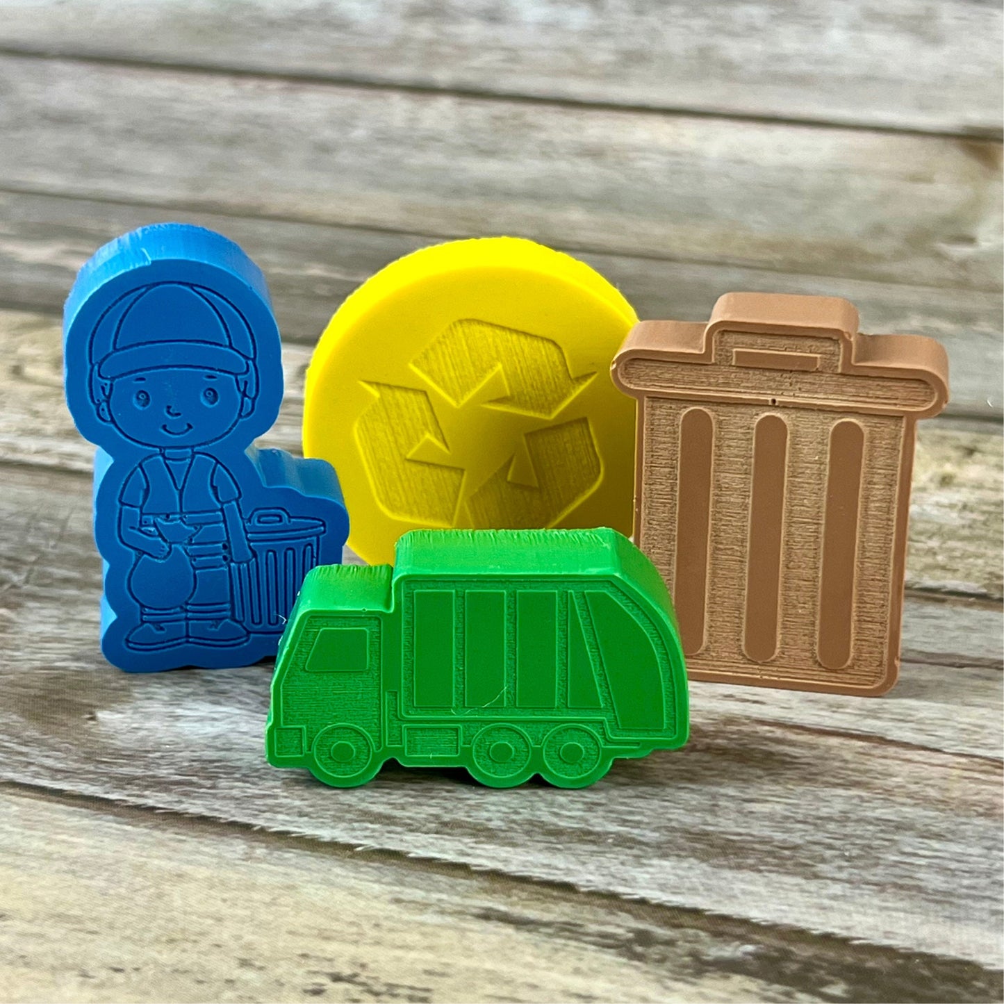 Garbage Truck Kids Birthday Favors - Garbage Man Crayons - Fun Coloring Activity - Perfect Gifts and Thank You Favors