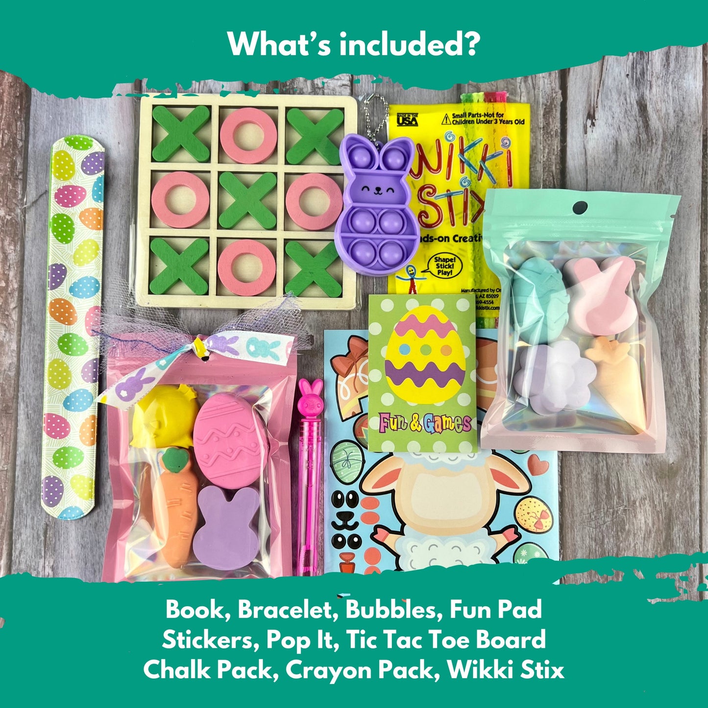 Easter basket fun pack favors. Color packs. Fun packs. Easter crayons. Goodie bags. Basket stuffers. Personalized. Activity packs.