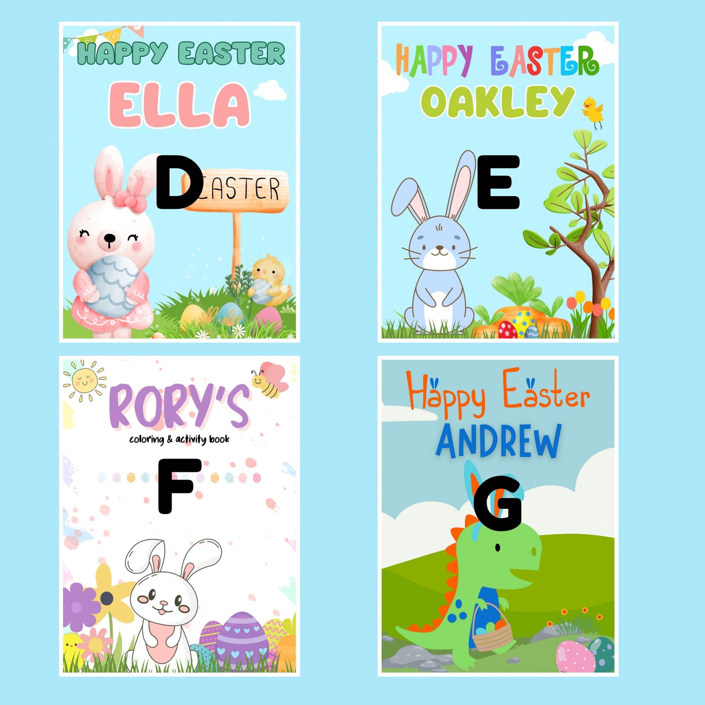 Easter basket fun pack favors. Color packs. Fun packs. Easter crayons. Goodie bags. Basket stuffers. Personalized. Activity packs.