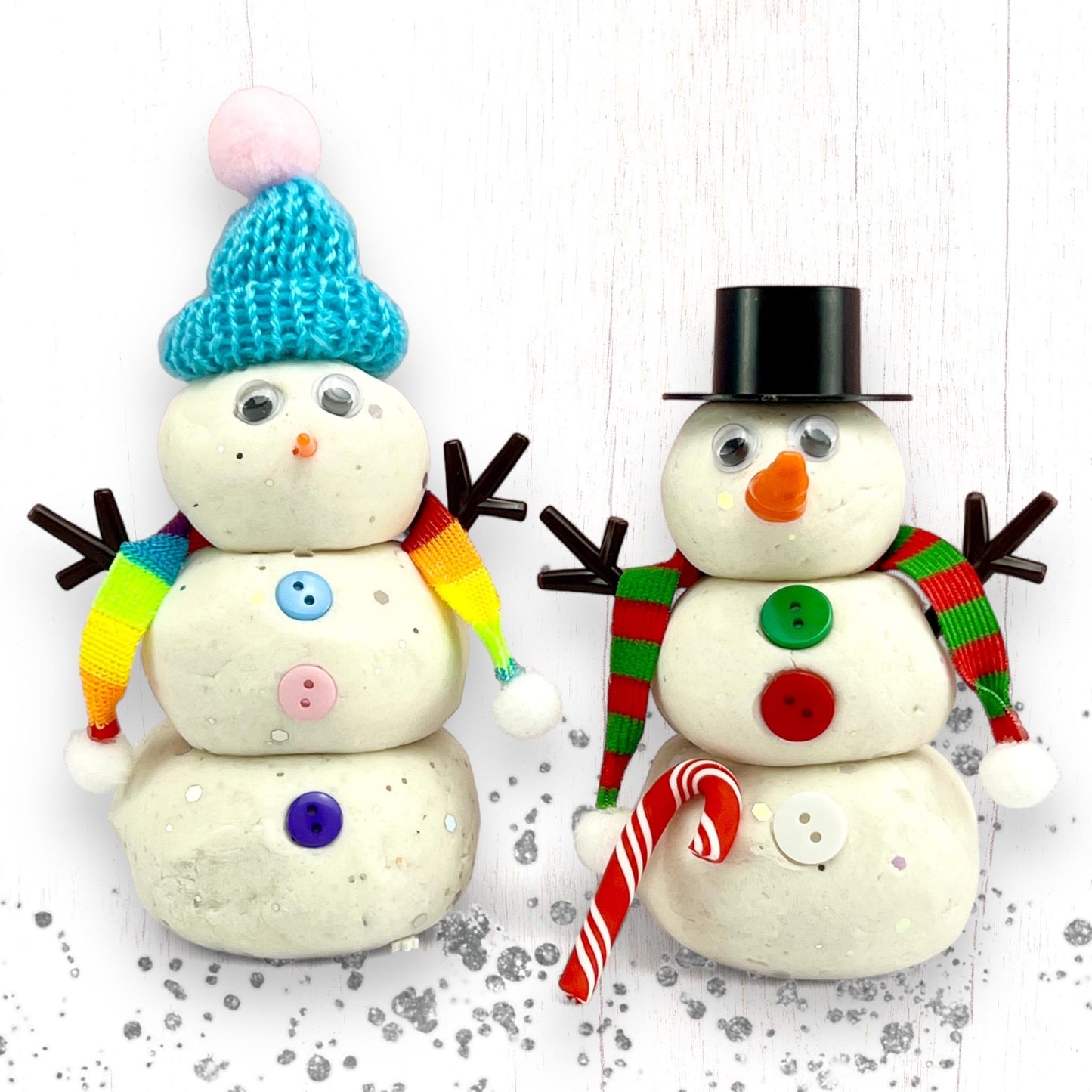 Christmas Fun Scented Snowman Play Dough Kit - Perfect for Stocking Stuffers